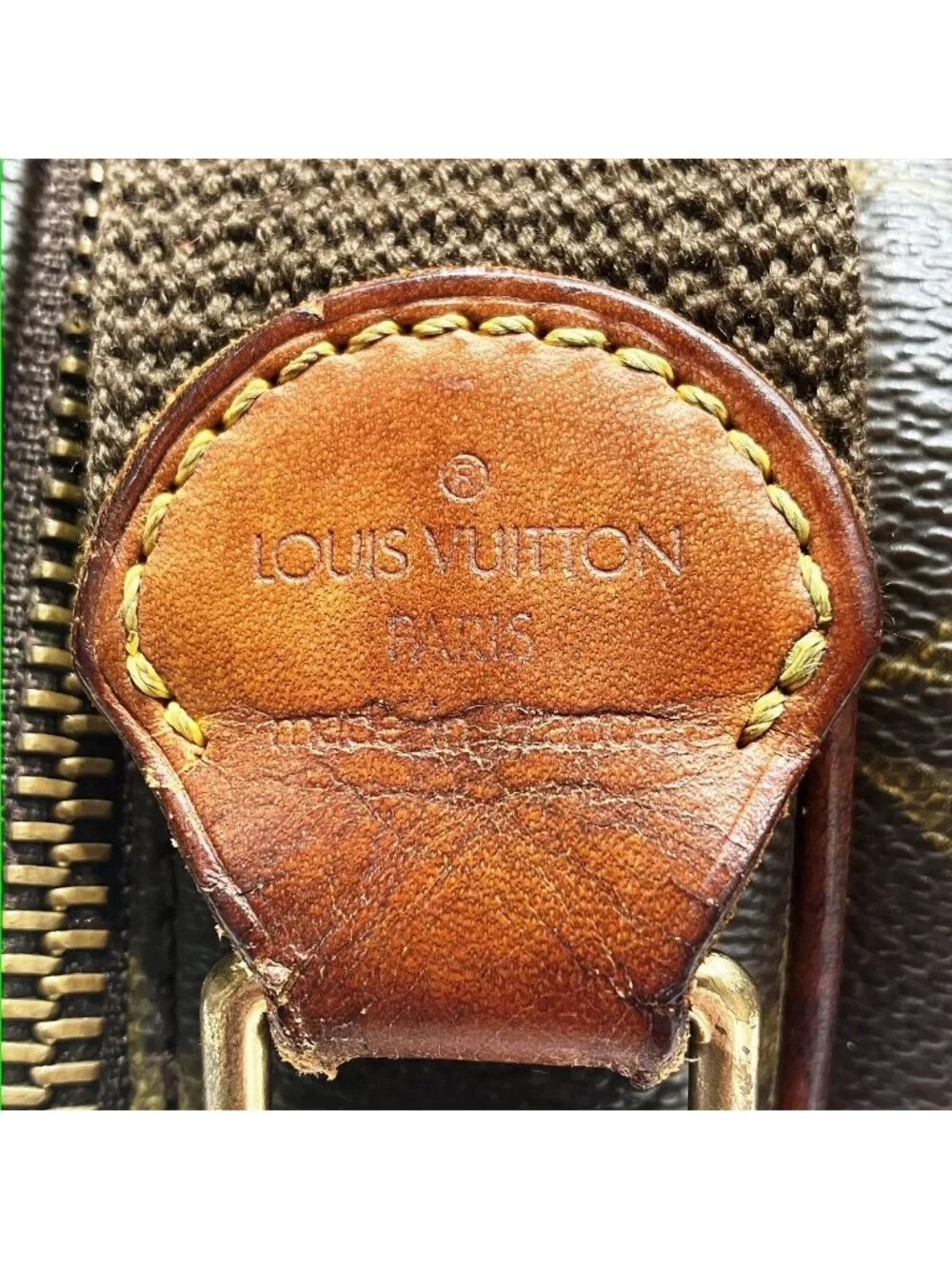 Louis Vuitton Reporter PM Monogram Shoulder Bag Canvas